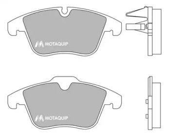 Комплект тормозных колодок MOTAQUIP LVXL1682