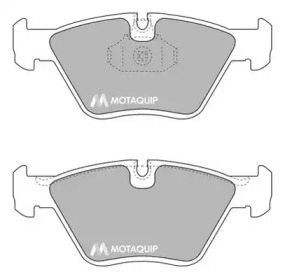 Комплект тормозных колодок MOTAQUIP LVXL1703