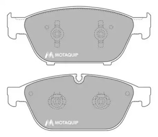 Комплект тормозных колодок MOTAQUIP LVXL1709