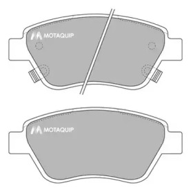 Комплект тормозных колодок MOTAQUIP LVXL1711