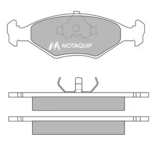 Комплект тормозных колодок MOTAQUIP LVXL198