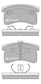 Комплект тормозных колодок MOTAQUIP LVXL200