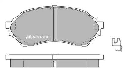 Комплект тормозных колодок MOTAQUIP LVXL338