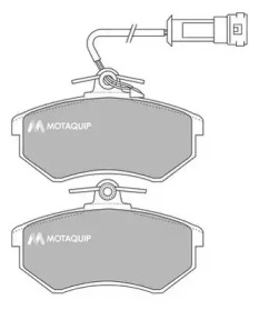 Комплект тормозных колодок MOTAQUIP LVXL427