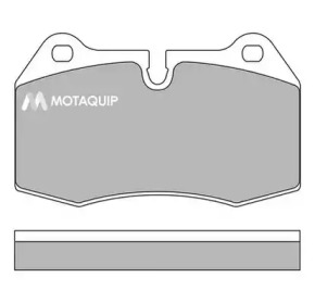 Комплект тормозных колодок MOTAQUIP LVXL463