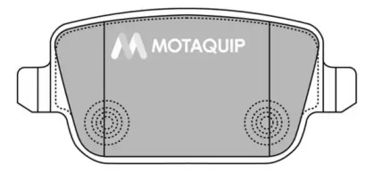 Комплект тормозных колодок MOTAQUIP LVXL1294