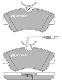 Комплект тормозных колодок MOTAQUIP LVXL497