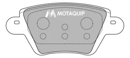 Комплект тормозных колодок MOTAQUIP LVXL1247