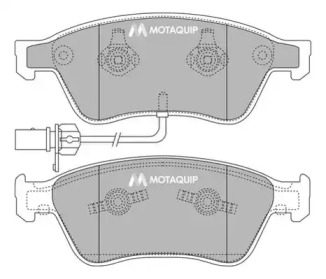 Комплект тормозных колодок MOTAQUIP LVXL1263