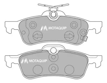 Комплект тормозных колодок MOTAQUIP LVXL1322