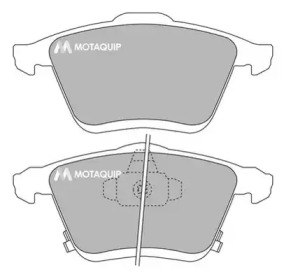 Комплект тормозных колодок MOTAQUIP LVXL1328