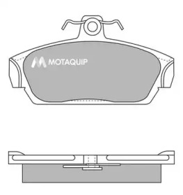 Комплект тормозных колодок MOTAQUIP LVXL564