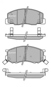 Комплект тормозных колодок MOTAQUIP LVXL569