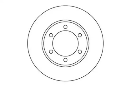 Тормозной диск MOTAQUIP LVBD1070Z