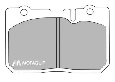 Комплект тормозных колодок MOTAQUIP LVXL596