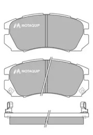 Комплект тормозных колодок MOTAQUIP LVXL134