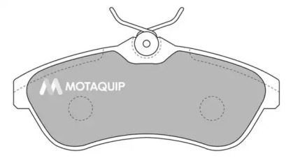 Комплект тормозных колодок MOTAQUIP LVXL1033