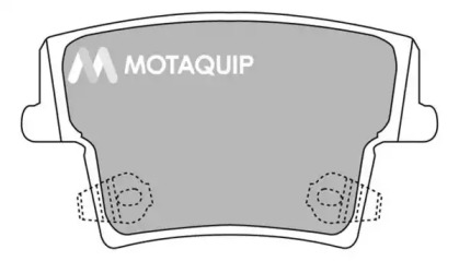 Комплект тормозных колодок MOTAQUIP LVXL1348