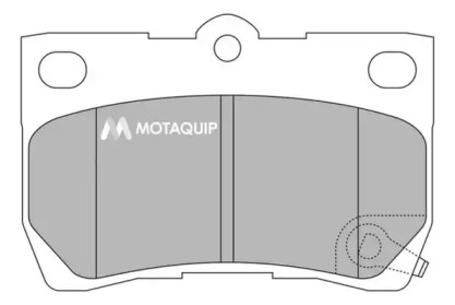 Комплект тормозных колодок MOTAQUIP LVXL1361