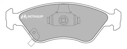 Комплект тормозных колодок MOTAQUIP LVXL1052