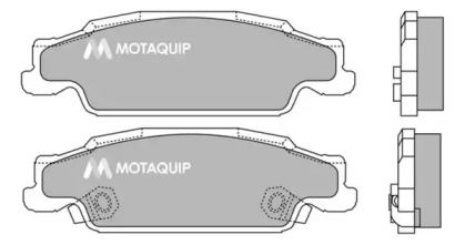 Комплект тормозных колодок MOTAQUIP LVXL1377