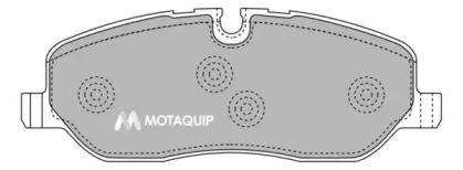 Комплект тормозных колодок MOTAQUIP LVXL1283