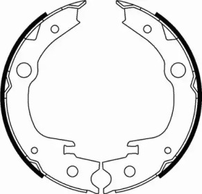 Комлект тормозных накладок MOTAQUIP LVBS800