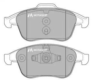 Комплект тормозных колодок MOTAQUIP LVXL1396