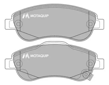 Комплект тормозных колодок MOTAQUIP LVXL1398