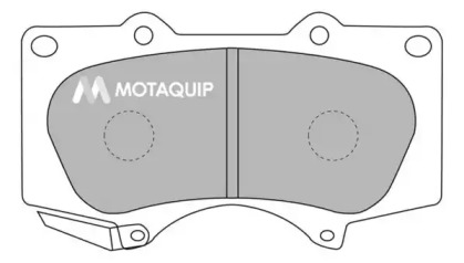 Комплект тормозных колодок MOTAQUIP LVXL1106