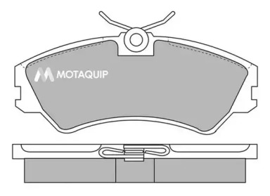 Комплект тормозных колодок MOTAQUIP LVXL695