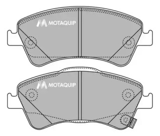 Комплект тормозных колодок MOTAQUIP LVXL1432