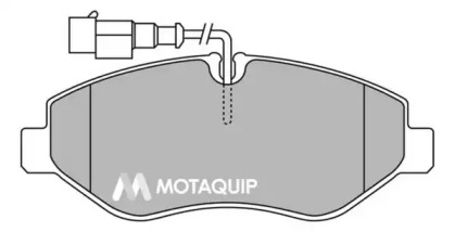 Комплект тормозных колодок MOTAQUIP LVXL1434