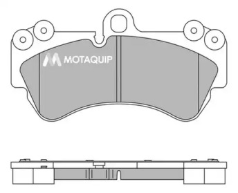 Комплект тормозных колодок MOTAQUIP LVXL1438