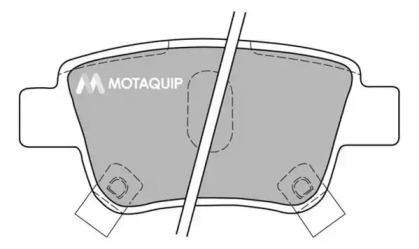 Комплект тормозных колодок MOTAQUIP LVXL1137