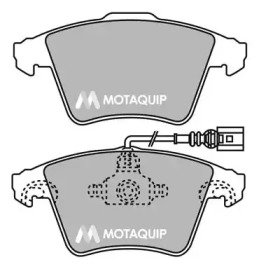 Комплект тормозных колодок MOTAQUIP LVXL1444