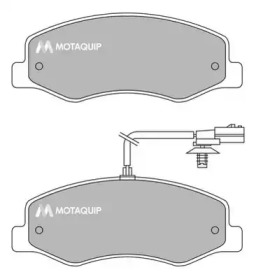 Комплект тормозных колодок MOTAQUIP LVXL1637