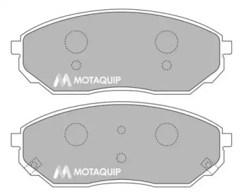 Комплект тормозных колодок MOTAQUIP LVXL1201