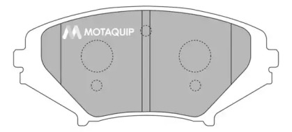 Комплект тормозных колодок MOTAQUIP LVXL1211