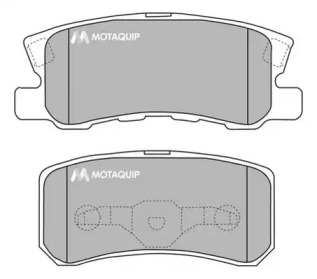 Комплект тормозных колодок MOTAQUIP LVXL1217