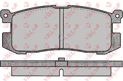 Комплект тормозных колодок VILLAR 626.0037