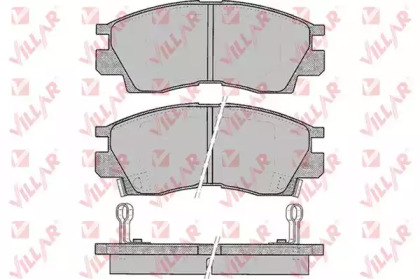 Комплект тормозных колодок VILLAR 626.0042