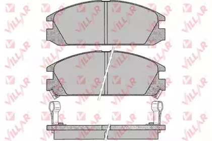 Комплект тормозных колодок VILLAR 626.0073