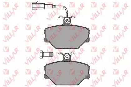 Комплект тормозных колодок VILLAR 626.0102