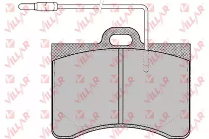 Комплект тормозных колодок VILLAR 626.0132