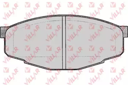 Комплект тормозных колодок VILLAR 626.0200