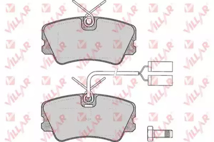 Комплект тормозных колодок VILLAR 626.0301