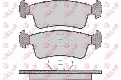 Комплект тормозных колодок VILLAR 626.0311