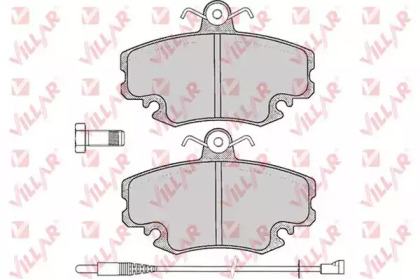 Комплект тормозных колодок VILLAR 626.0349