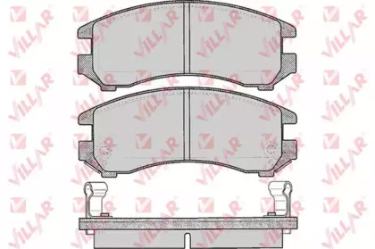 Комплект тормозных колодок VILLAR 626.0363